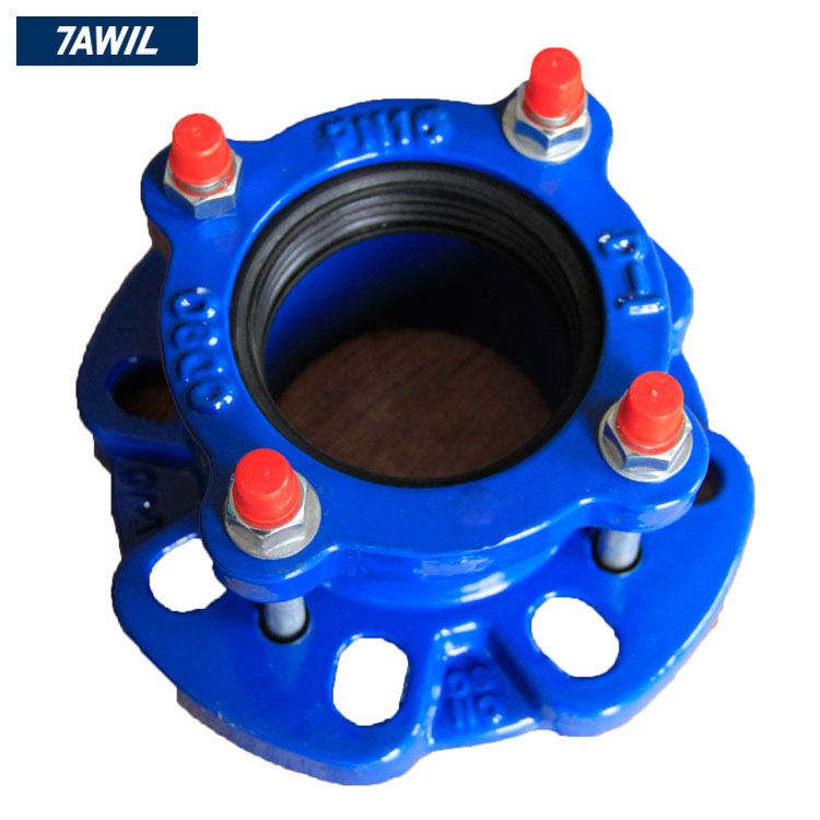 UNIVERSAL WIDE RANGE DUCTILE IRON FLANGE ADAPTER FOR AC PVC STEEL DI ...